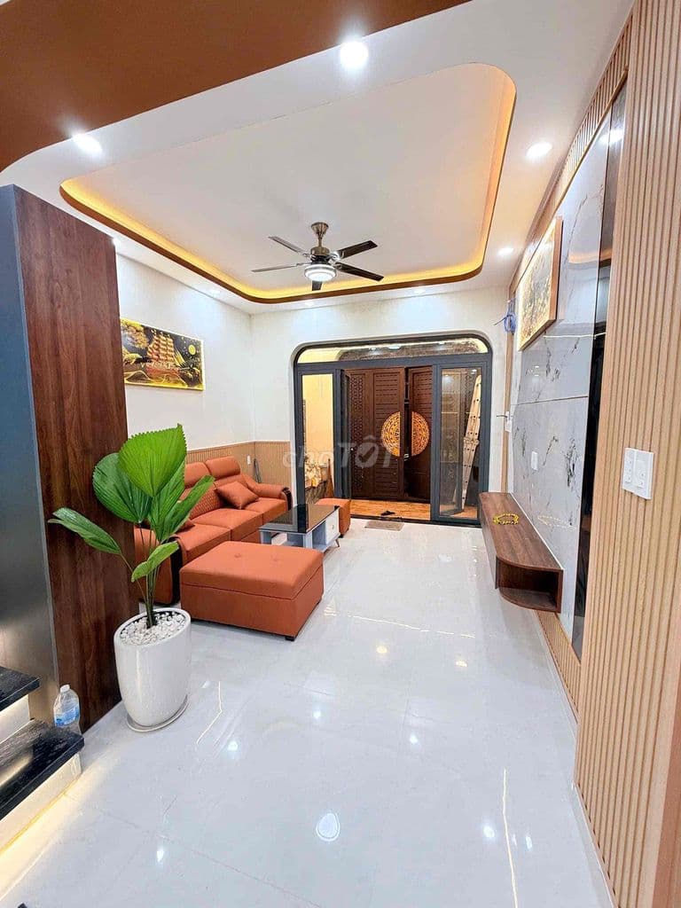 Nhà đẹp 3.75x18m 1 trệt 1 lầu 3PN 4WC HXh Dương Văn Dương - Tân Phú - Ảnh 3