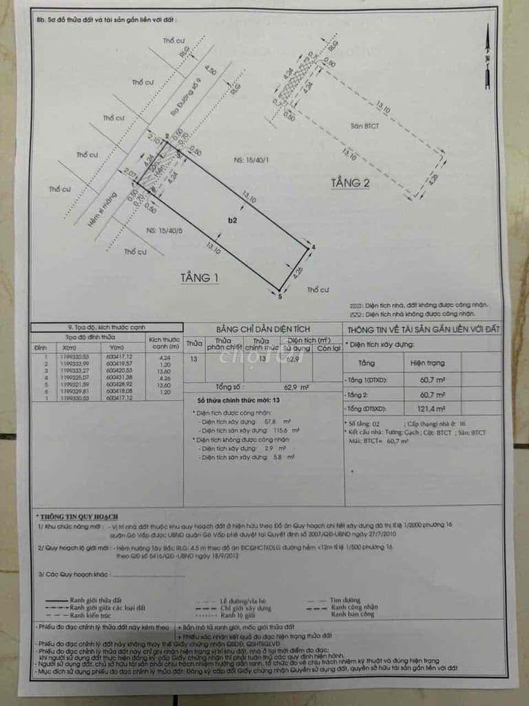 💥RẺ💥 ĐẤT TẶNG NHÀ – ĐS 9, P.16, GÒ VẤP – GIẢM CÒN 5.99 TỶ - Ảnh 3