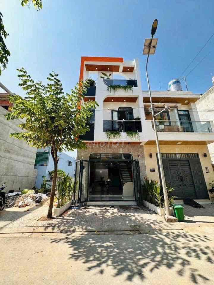bán nhà xây mới khu đồng bộ đẹp full nội thất - HXH
