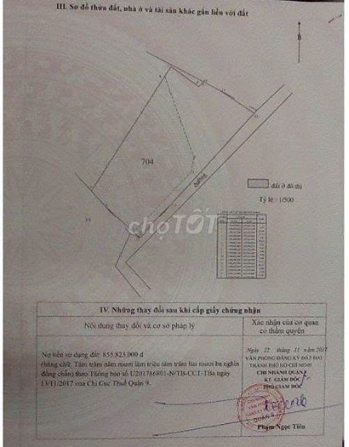 Bán/cho thuê: đất 255 Võ Văn Hát thông ra đường 420 Lã Xuân Oai, Q9