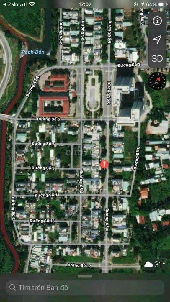 Bán nhà 3 tầng mặt tiền đường số 6-KDC thủ đức House-shr hoàn công