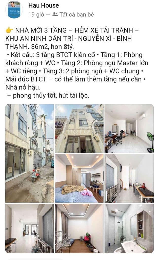 Bán nhà bình thạnh phan văn hân chợ thị nghè - Ảnh 2