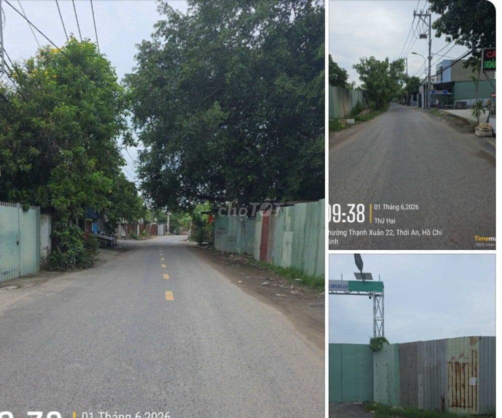 Cần bán đất mặt tiền thạnh xuân 37 giáp thạnh xuân 22