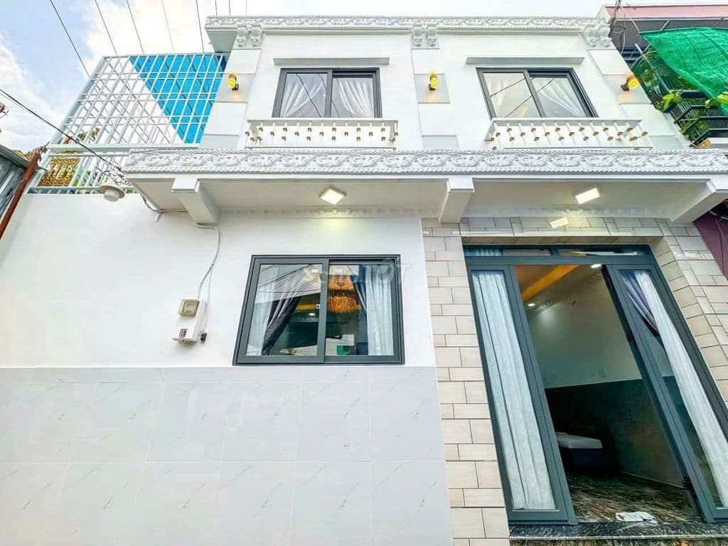 Nhà Đẹp 1 Lầu 3pn Hẻm 4m - Cách MT HTP chỉ 50m