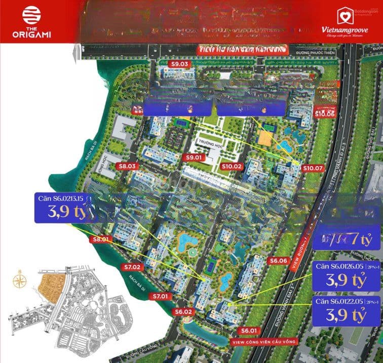 Căn hộ Origami tại Vinhomes Grand Park Q9