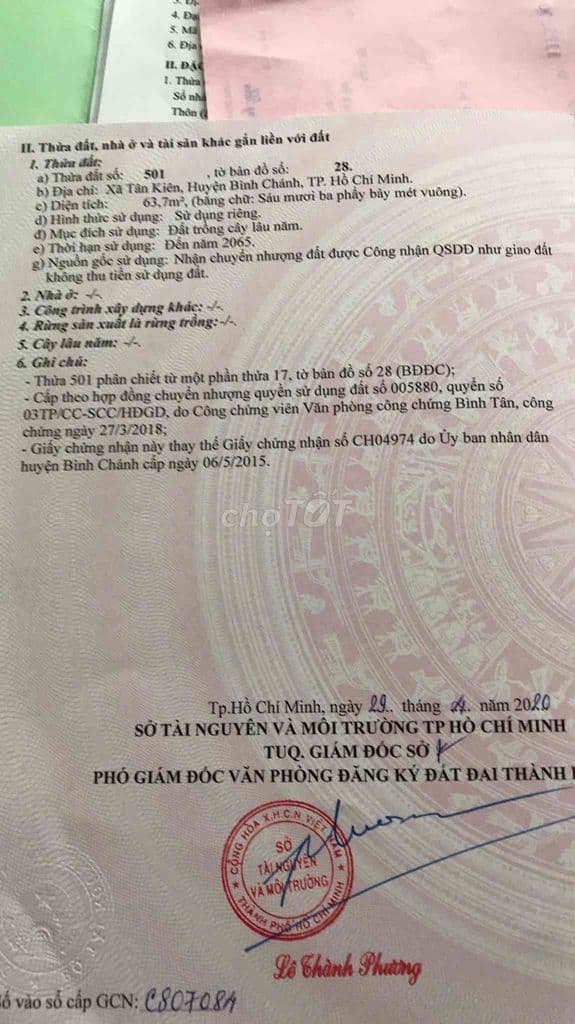 đất thổ vườn co sổ hồng riêng gần nhi đồng tphcm - Ảnh 2
