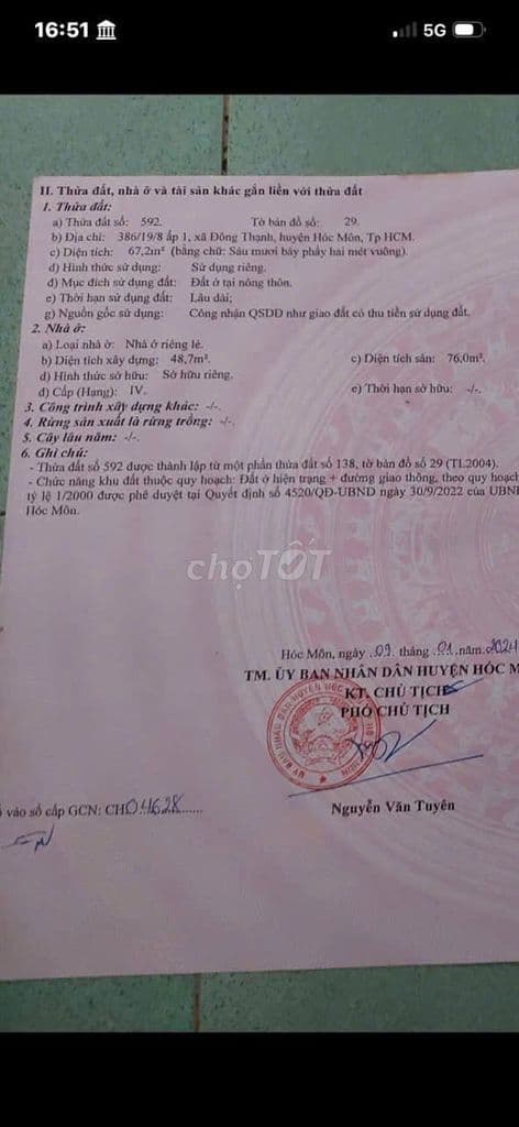 Nhà sổ hồng riêng ấp 1.mặt tiền đường nhựa buôn bán ngon