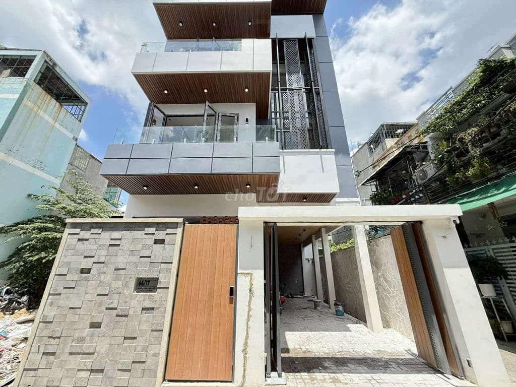 Villa mini căn Góc Ngang 7,5m 4 Tầng Có Thang Máy Đường Hiệp Thành 45