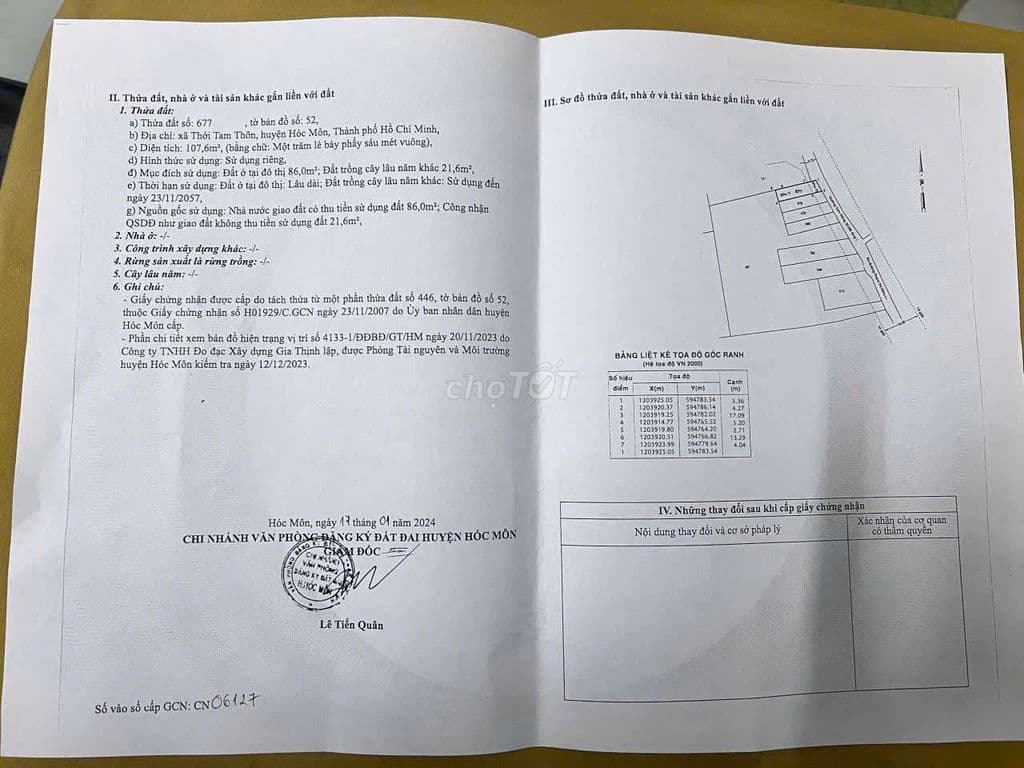 Đất 5,2x21 hẻm xe hơi thông / Phạm Thị Giây - Ảnh 3