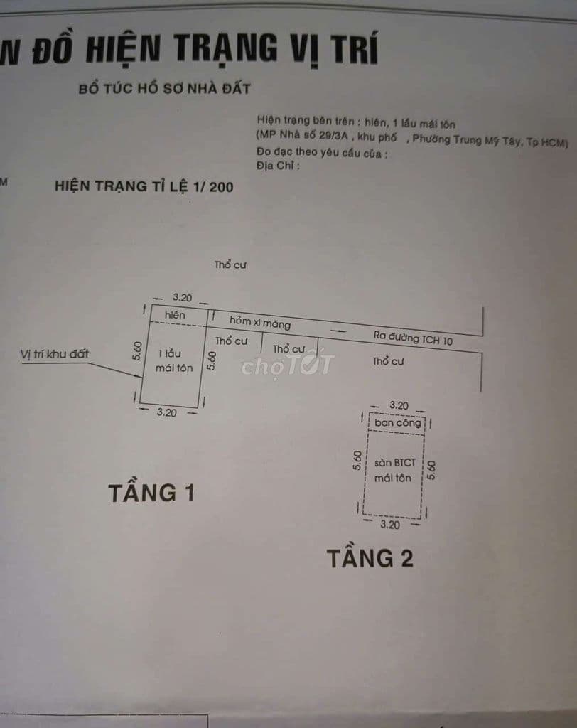 Nhà Siêu Rẻ Bv Q12. 1T1L 2PN, Đất thổ cư, chính chủ - Ảnh 2