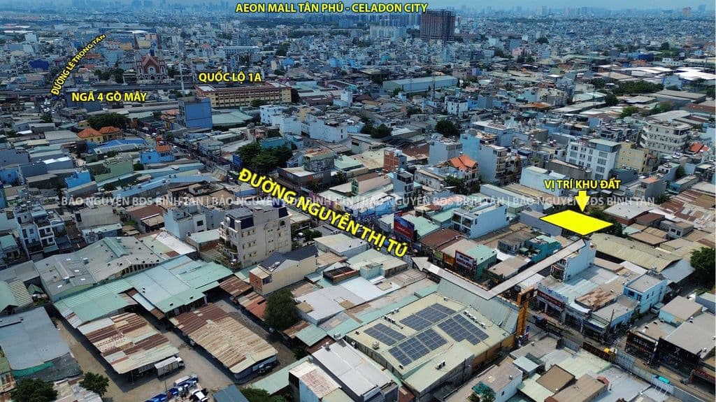 Bán Đất Bình Tân HXH 1/ Đường Nguyễn Thị Tú 60m2 SHR Giá Tốt 3,9 Tỷ