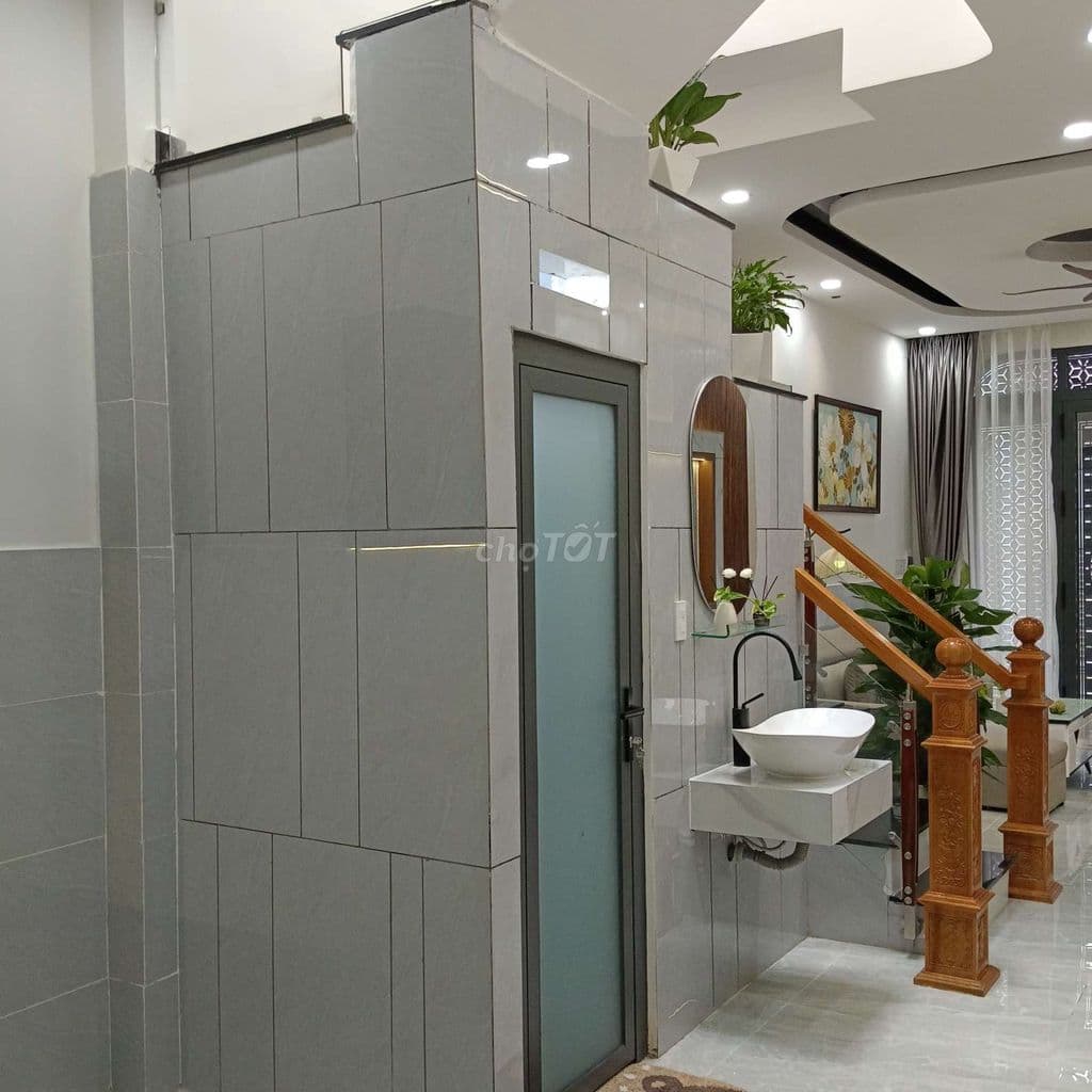 NHÀ HIỆN ĐẠI LUXURY 3PN Hẻm Ô Tô, khu Tên Lửa, SHR 56m2 - Ảnh 3