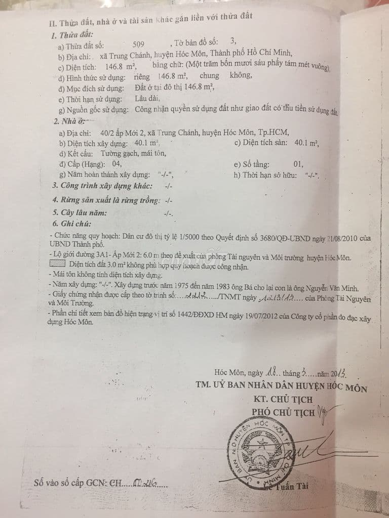 nhà ở cấp 4, dt 146,8m2