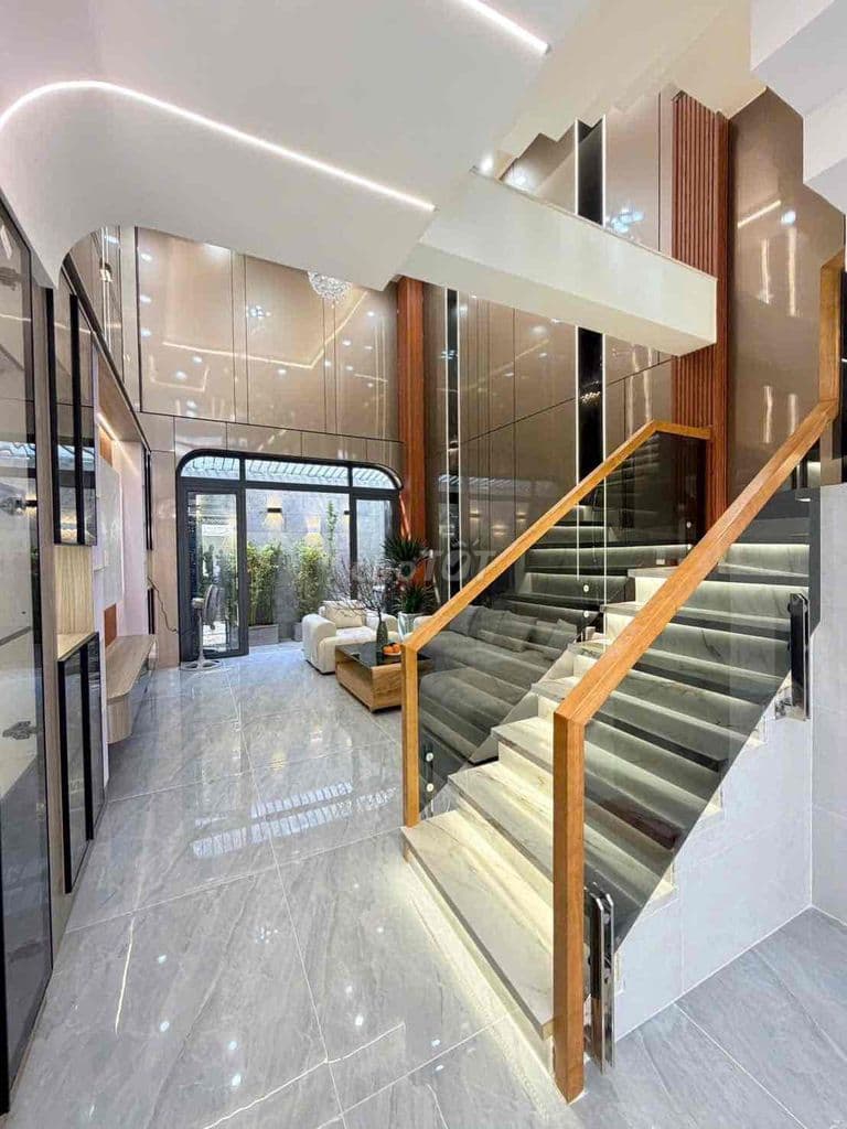 Hẻm 8m Gò Xoài nhà đẹp 4.12m x 16m đúc 5 tấm giá tốt - Ảnh 2