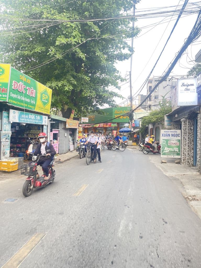 Bán đất 112m2 tặng nhà MẶT TIỀN ĐƯỜNG SỐ Lê Đức Thọ ngay chợ An Nhơn - Ảnh 2