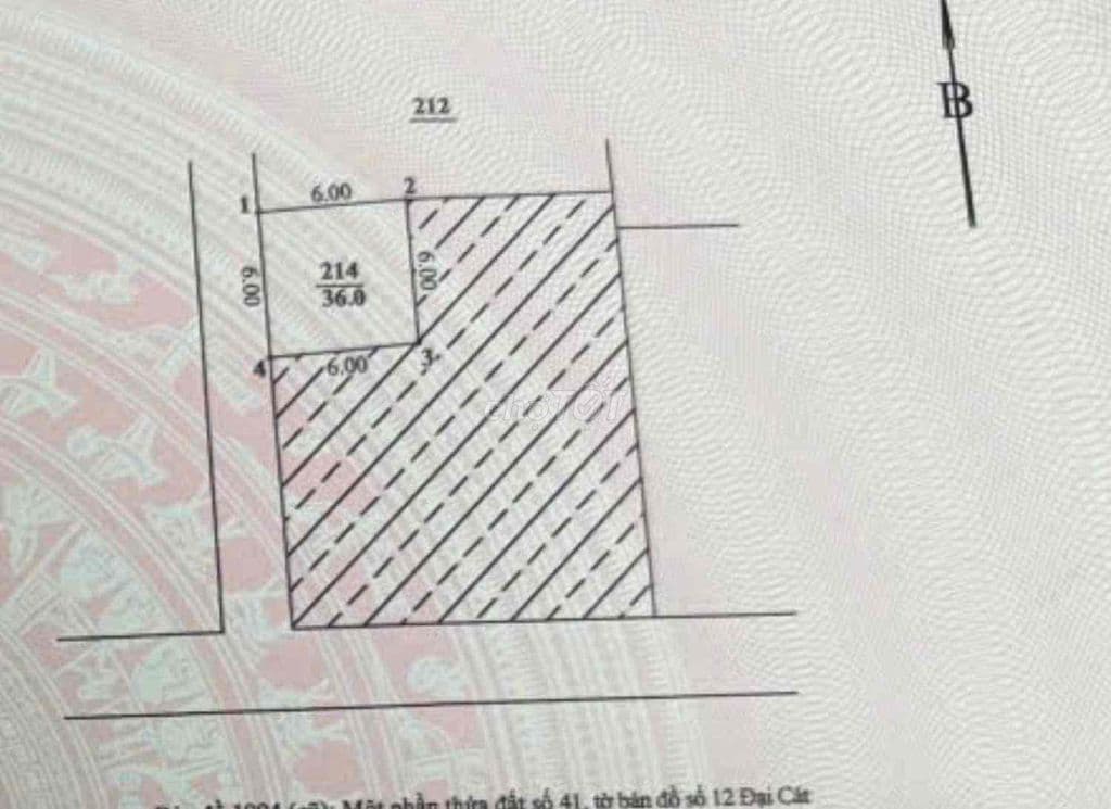 bán nhà 1 tầng - 4.75 tỷ - 36m sổ vuông vắn