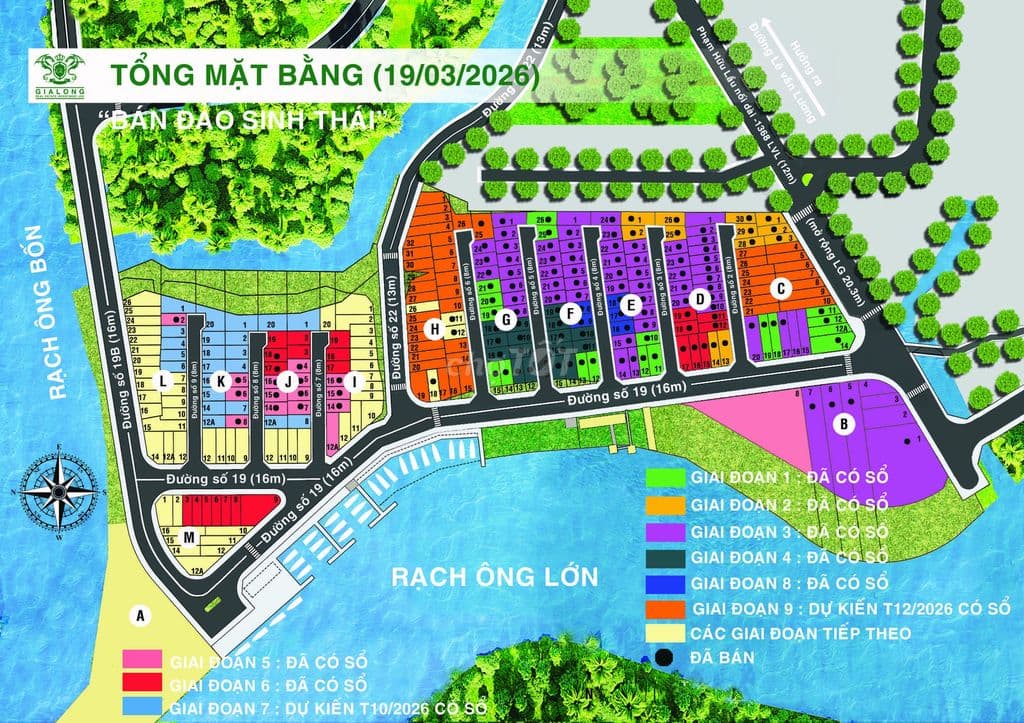 Bán Đất KDC Gia Long Riverside 7 x 12.5 sổ riêng XD Tự Do - Ảnh 2