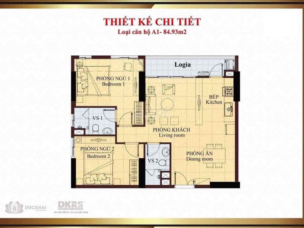 BÁN CH ERA TOWN KHU A1 85 m2 View Sông