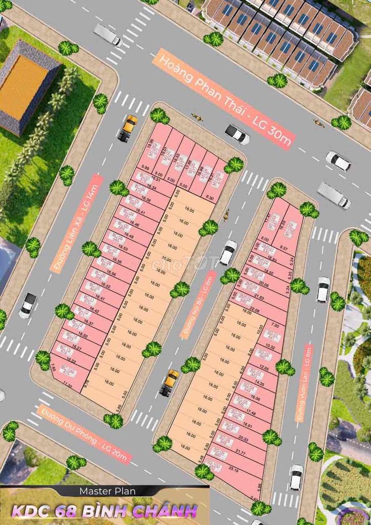 Cần bán gấp 5 nền đất Đường Hoàng Phan Thái, cách chợ bình chánh 600m - Ảnh 3
