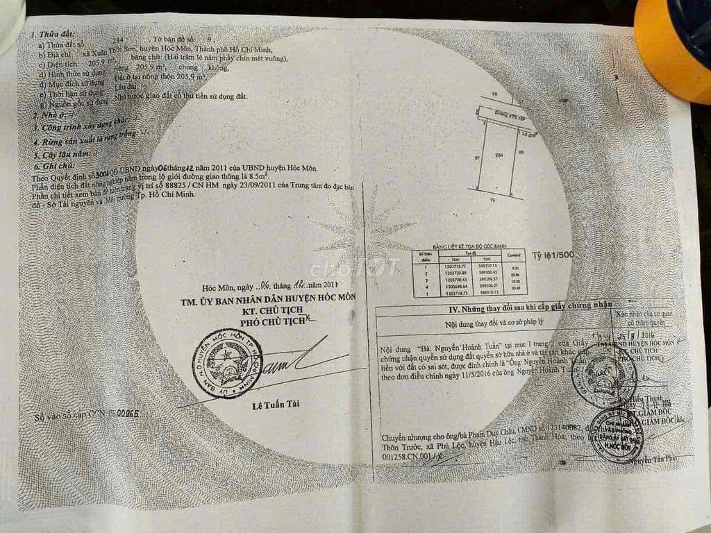 Cần bán đất thổ cư gấp ,còn thương lượng