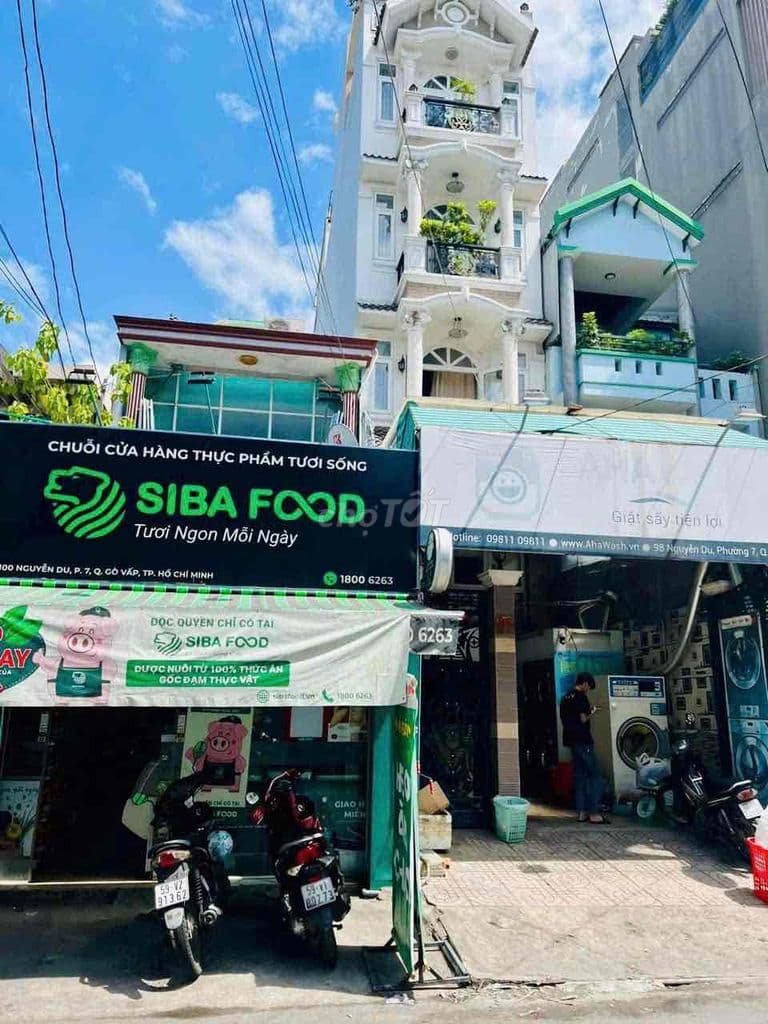 Nhà mặt tiền kinh doanh 4m x 20m - đường Nguyễn Du, phường 7, Gò Vấp