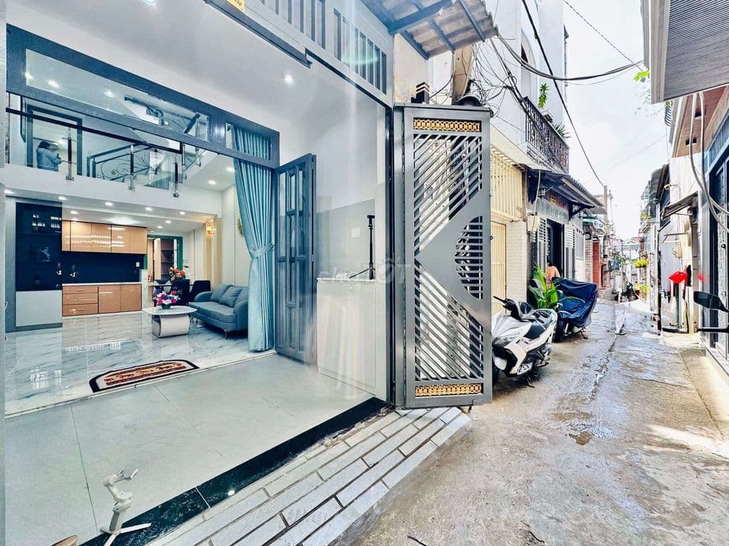 NHÀ 4 TẦNG 56.7m2 SÁT MẶT TIỀN, NGAY EMART 2 PHAN HUY ÍCH - Ảnh 2