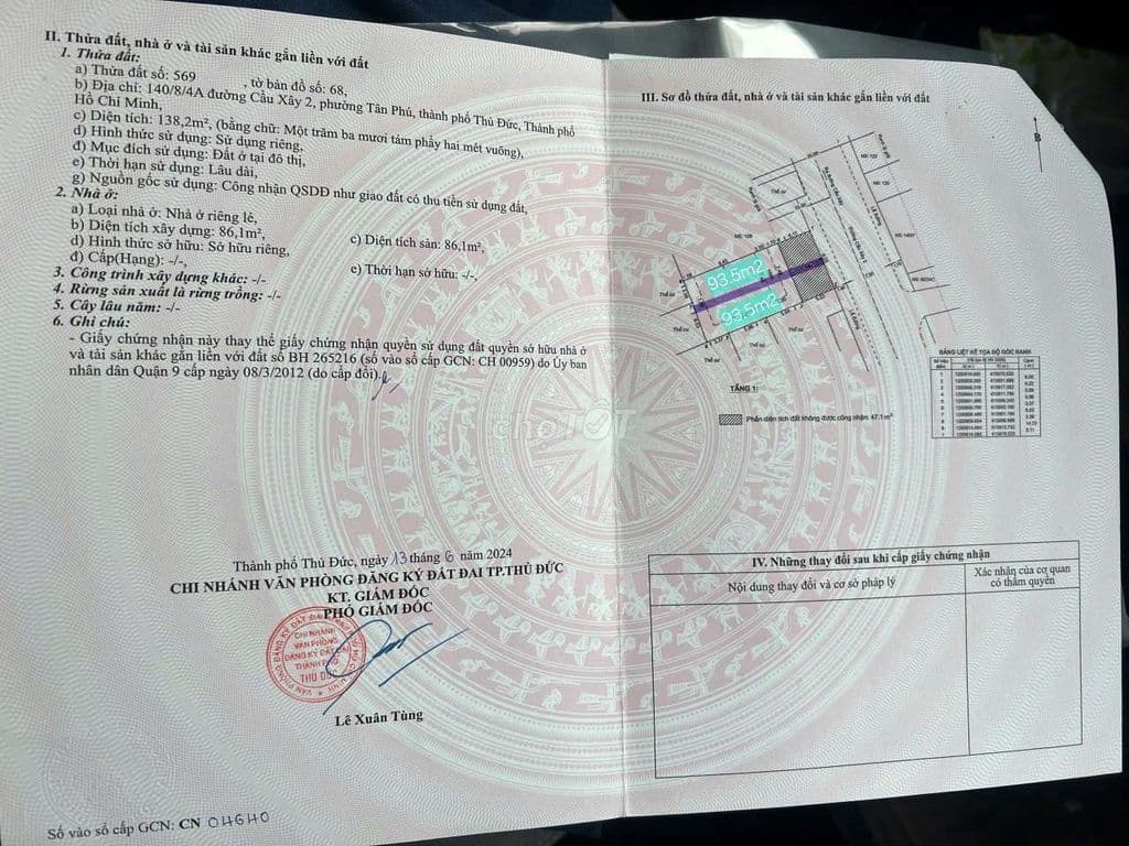 BÁN ĐẤT CHÍNH CHỦ ĐƯỜNG CẦU XÂY 2 TP THỦ ĐỨC - Ảnh 3