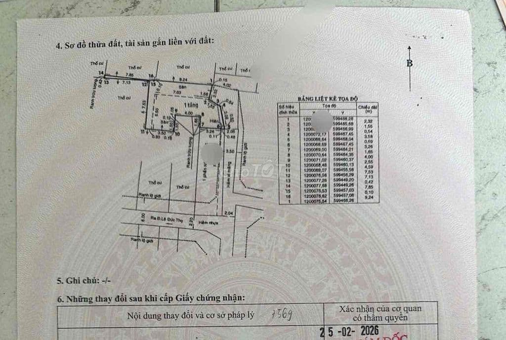 chỉ 70tr/m Lê đức thọ gần chợ xóm mới