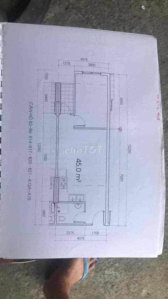 Chính Chủ . Bán CC 8X Đầm Sen,Giá 2.3 Tỷ, HH Mg - Ảnh 2