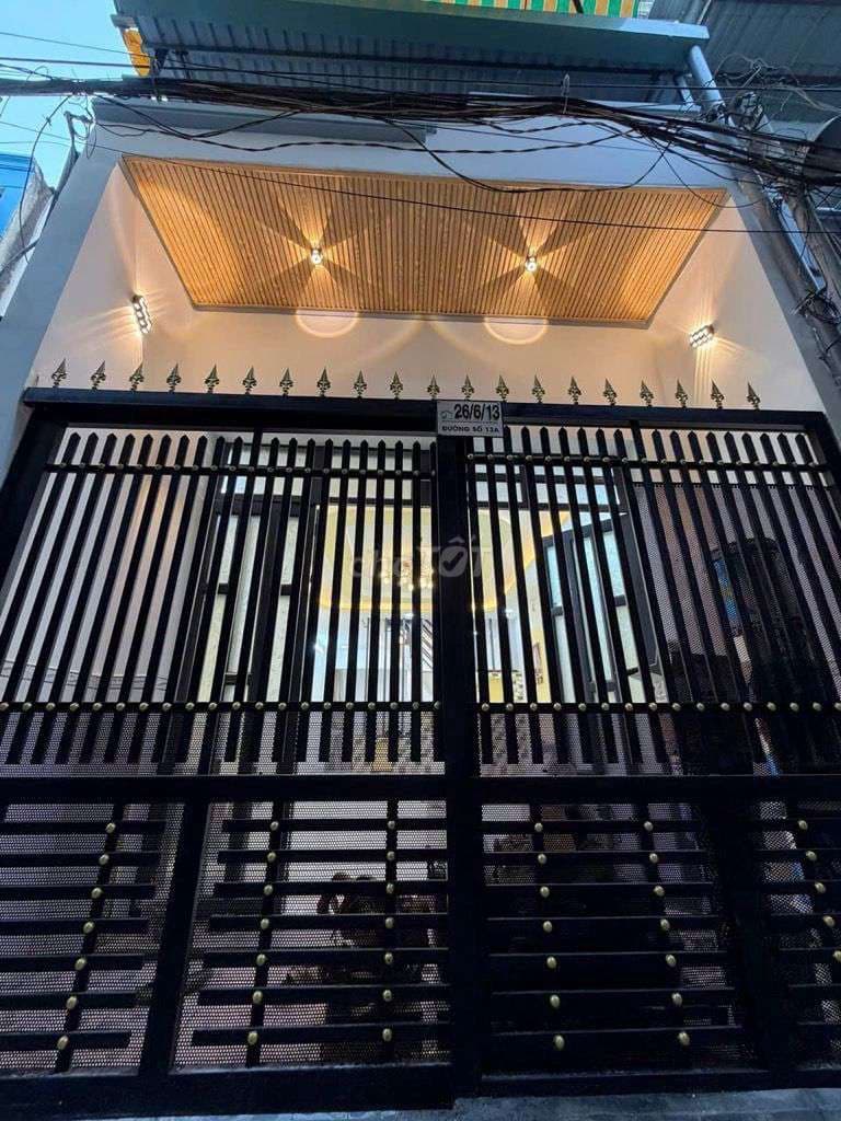 Nhà ngay Gò Xoài, 4x11m2, sổ hồng riêng, gần chợ gần trường học - Ảnh 2