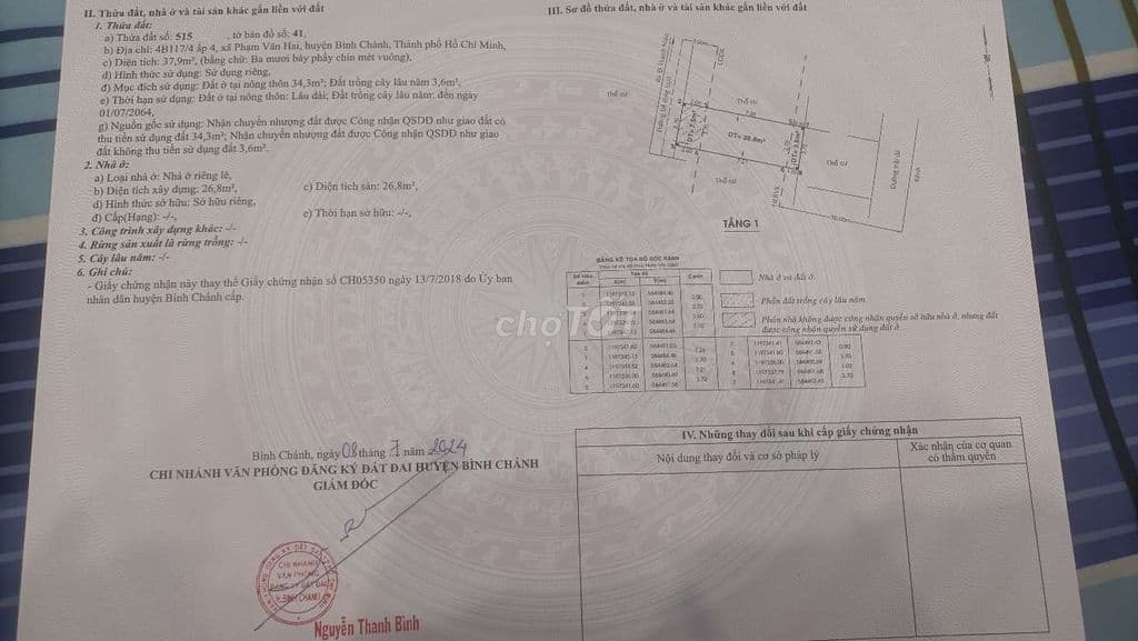 bán nhà bình chánh giá rẻ 1,3tỏi - Ảnh 3