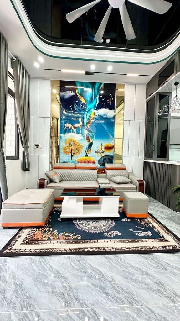 Nhà mới 5x14m full nội thất SHR, Bà Điểm, giá 3.55 tỷ TL