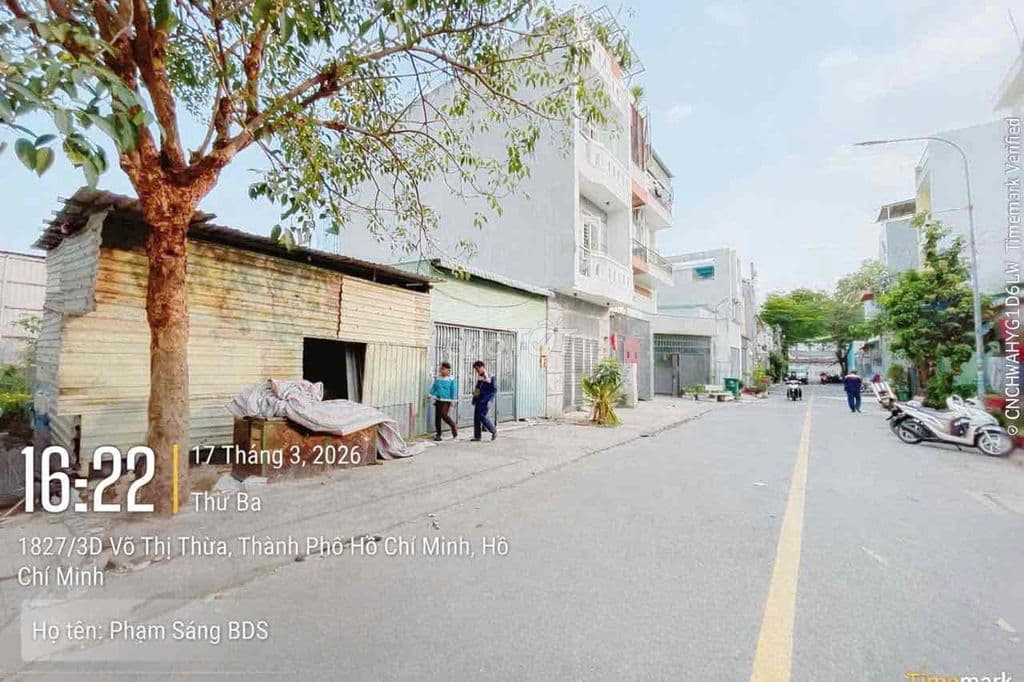 BÁN ĐẤT ĐEP– VO THI THỪA -Đường nhựa 12m vỉa hè-nhỉnh 4 tỷ chút - Ảnh 2