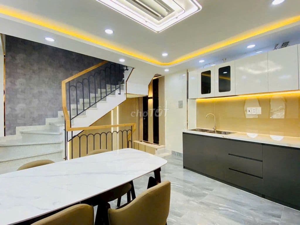 💥HOA HẬU GÒ VẤP - 4 TẦNG CỰC ĐẸP - HẺM XE HƠI - Ảnh 2