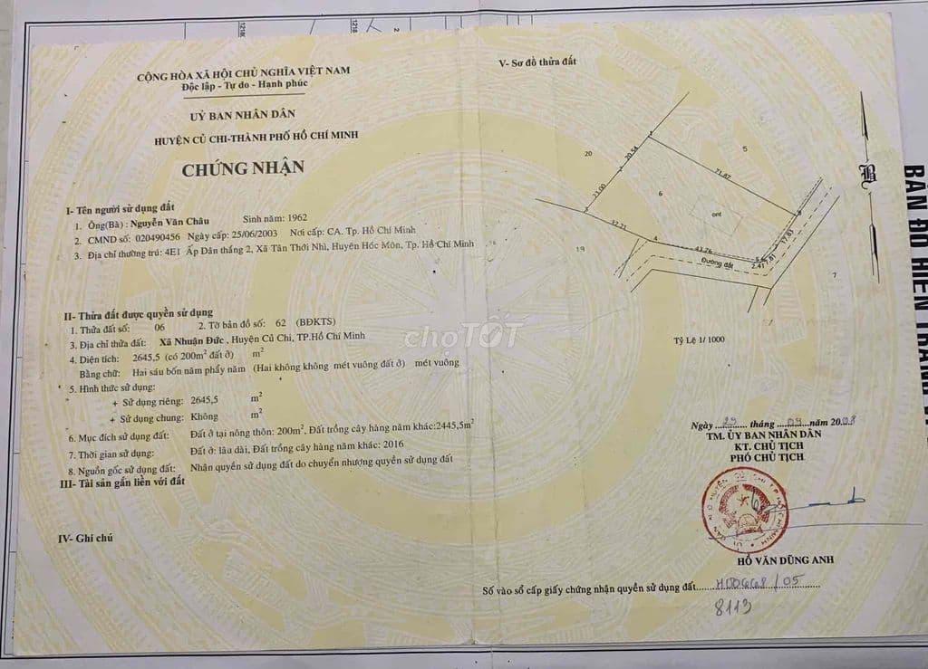 Chuyển nhượng BĐS