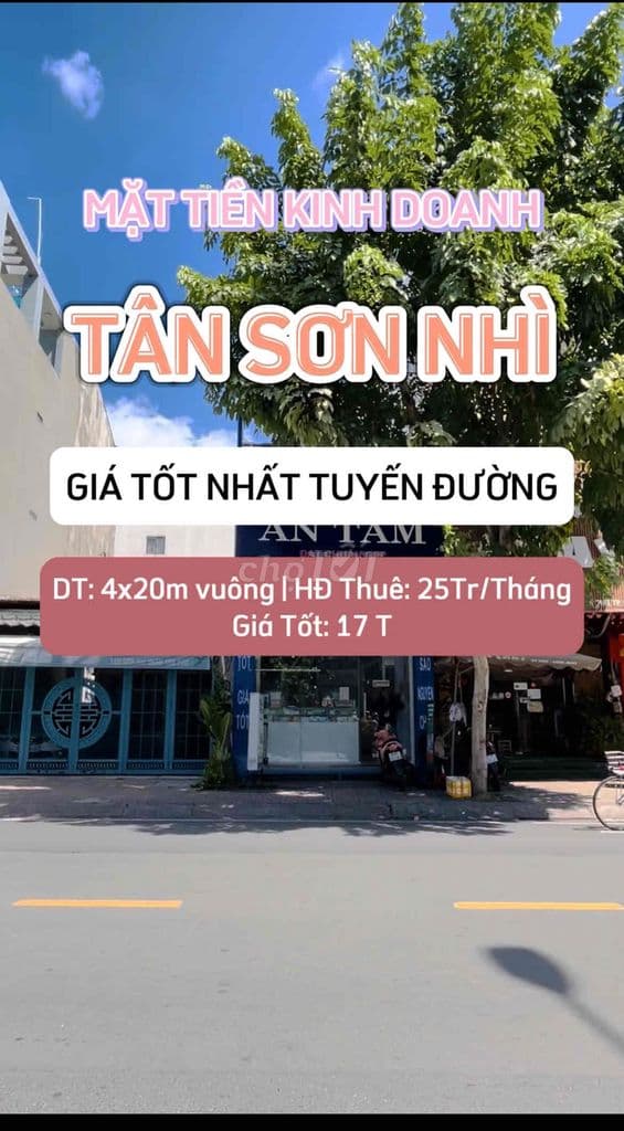 Nhà MT đường Tân Sơn Nhì Giá Rẻ Nhất Hiện Tại! (4x20m) Nhà 2 Tầng