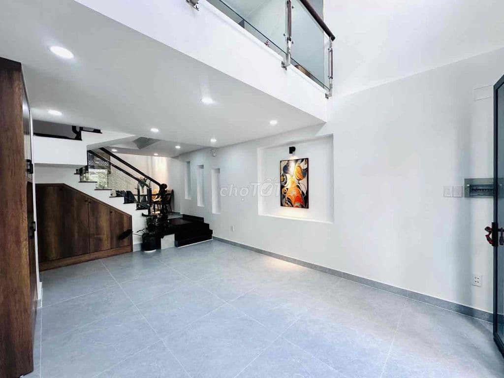 4 TẦNG - 3PN, SÂN THƯỢNG RỘNG - XE HƠI NGỦ TRONG NHÀ - FULL NT Ở NGAY - Ảnh 3