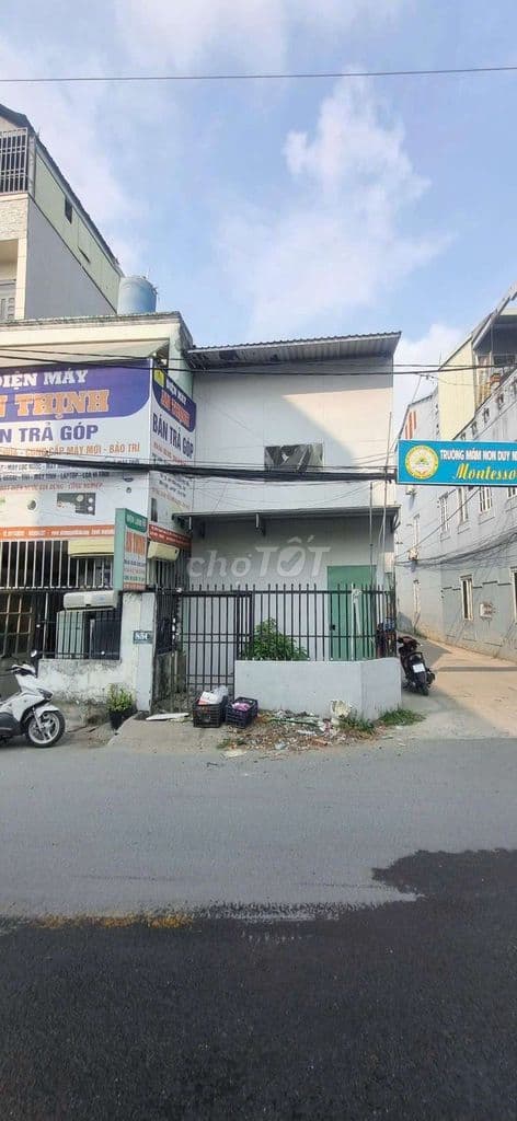 bán đất tặng nhà góc 2mặt tiền thạnh xuân 22 q12