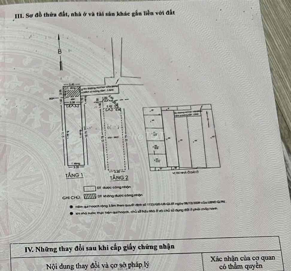 Bán nhà 333/1 Huỳnh Văn Bánh,P.11 Phú Nhuận