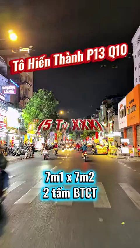 Bán nhà Tô Hiến Thành Q10, ngang 7.1m, tiện xây CHDV, sổ hồng riêng