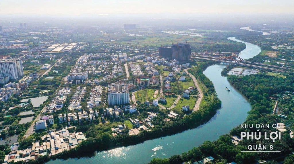 Bán nền đất 5×10,6m(53m2) Sổ hồng riêng mặt tiền KDC Phú Lợi P7 Q8 - Ảnh 3
