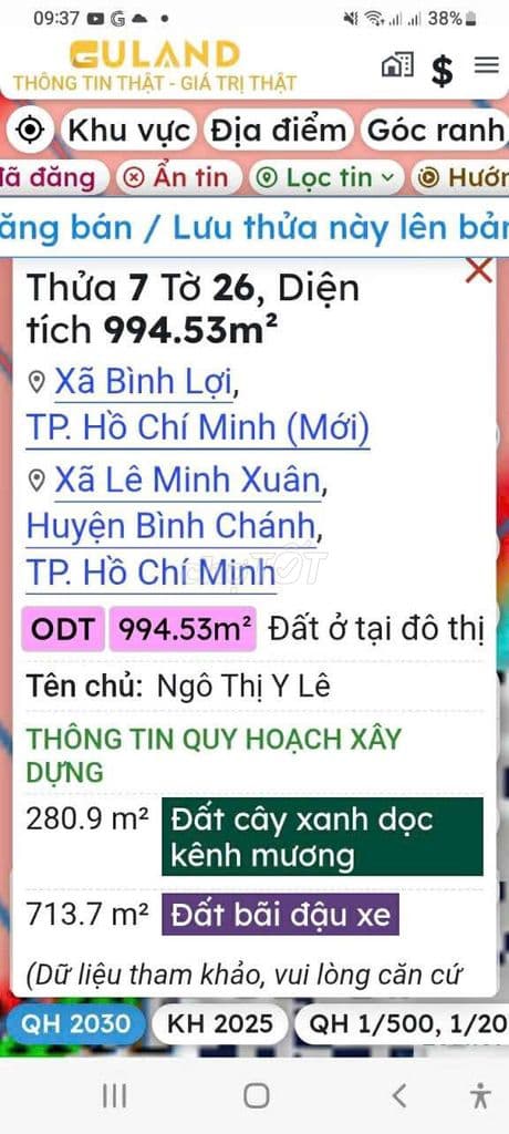 Lô đất mặt tiền ,khu dân cư đông đúc