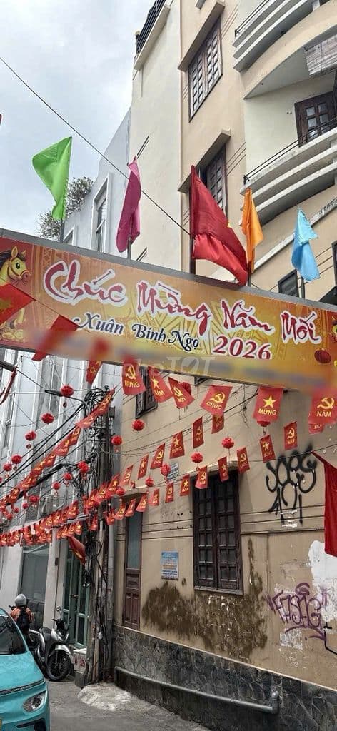 Nhà 2 mặt hẻm ngang 4m5 dài 18,95 nguyễn thị tần quận 8 - Ảnh 2