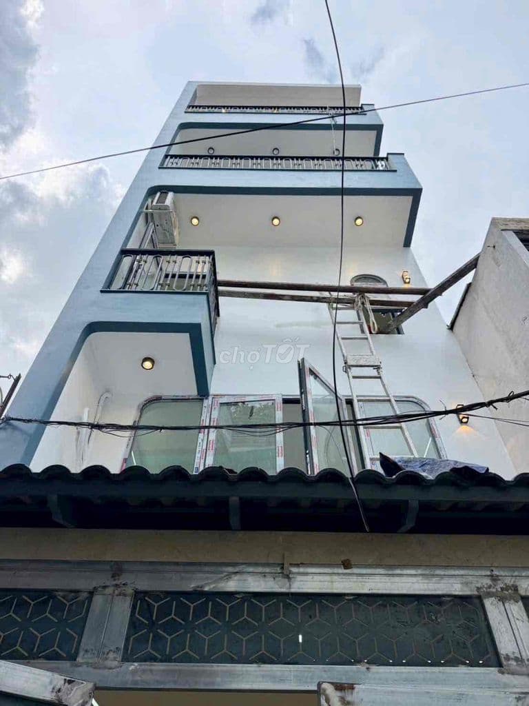 Nhà mới 1 trệt lửng 2 lầu st 3PN 4WC - Hẻm Lê Trung Đình - Giá 5.75 ty - Ảnh 2