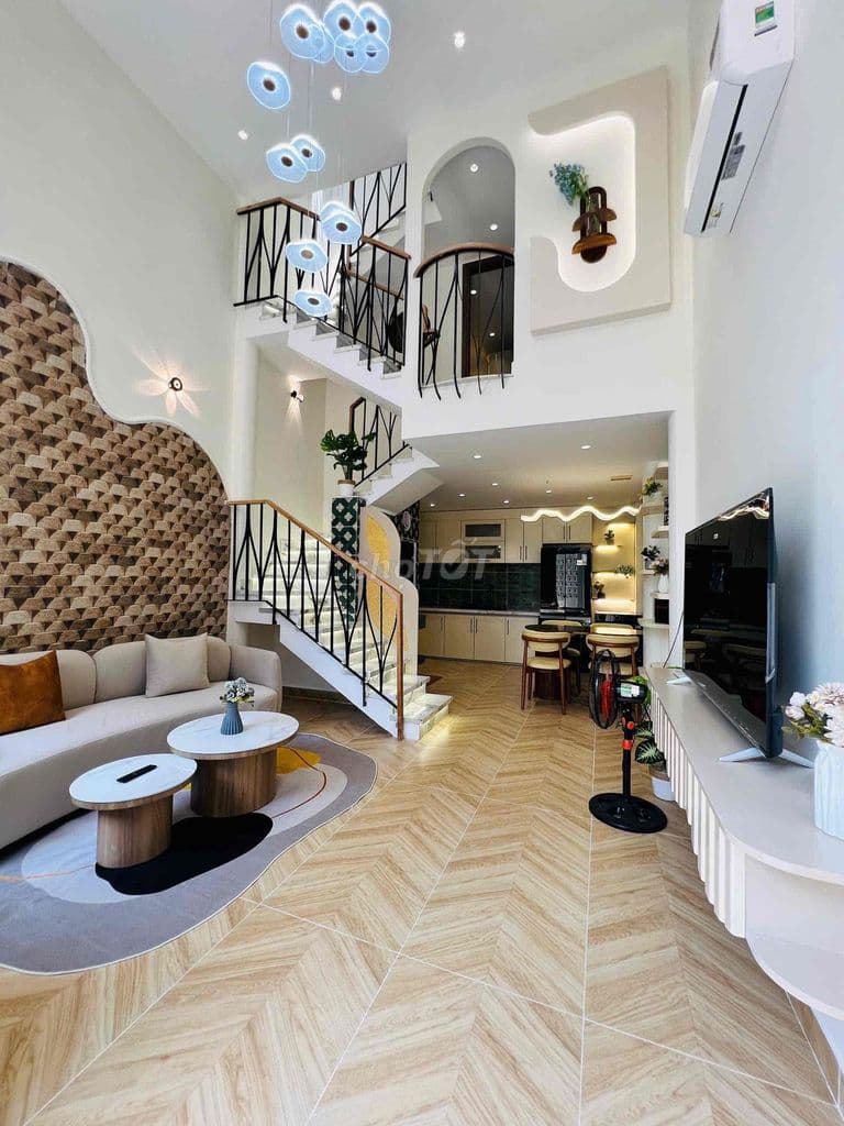 3 TẦNG - 3PN - FULL NỘI THẤT - 4,2 X 10 - HẺM XE HƠI Phạm Văn Chiêu GV - Ảnh 3