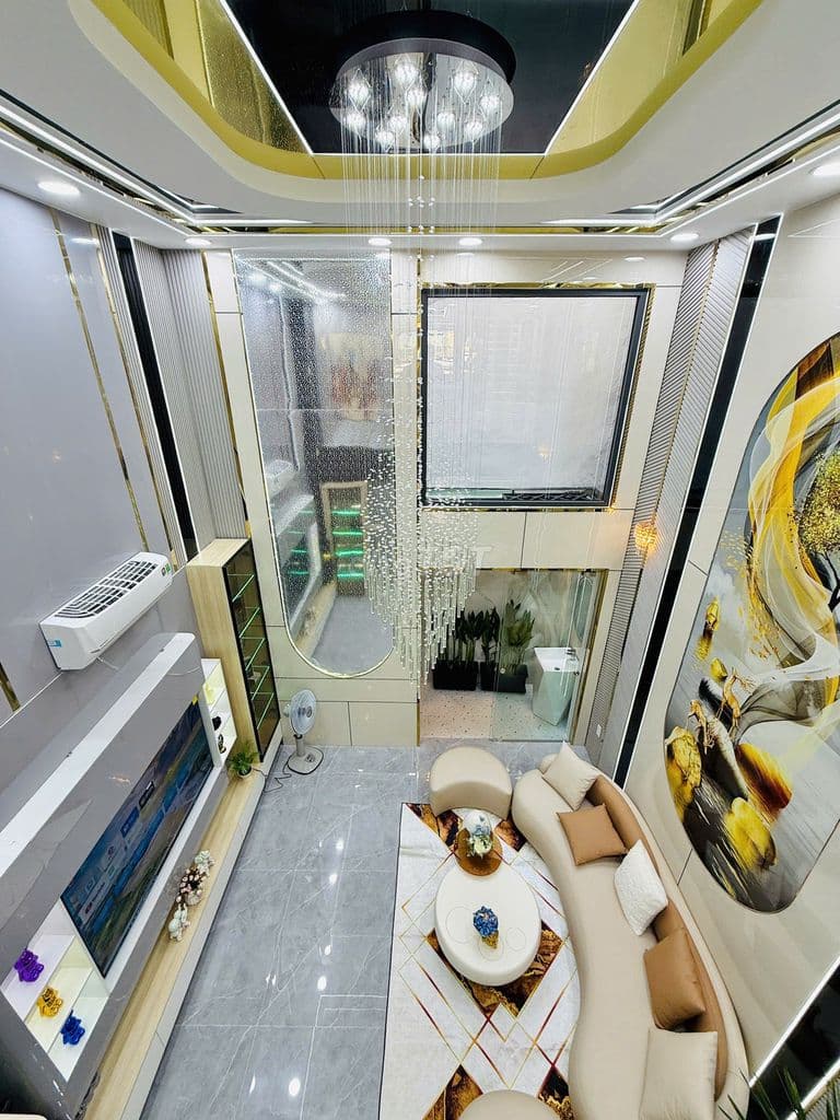 Siêu Phẩm đường 10m sát Phan Huy Ích 1 lửng 4 lầu thang máy 4x16 - Ảnh 2