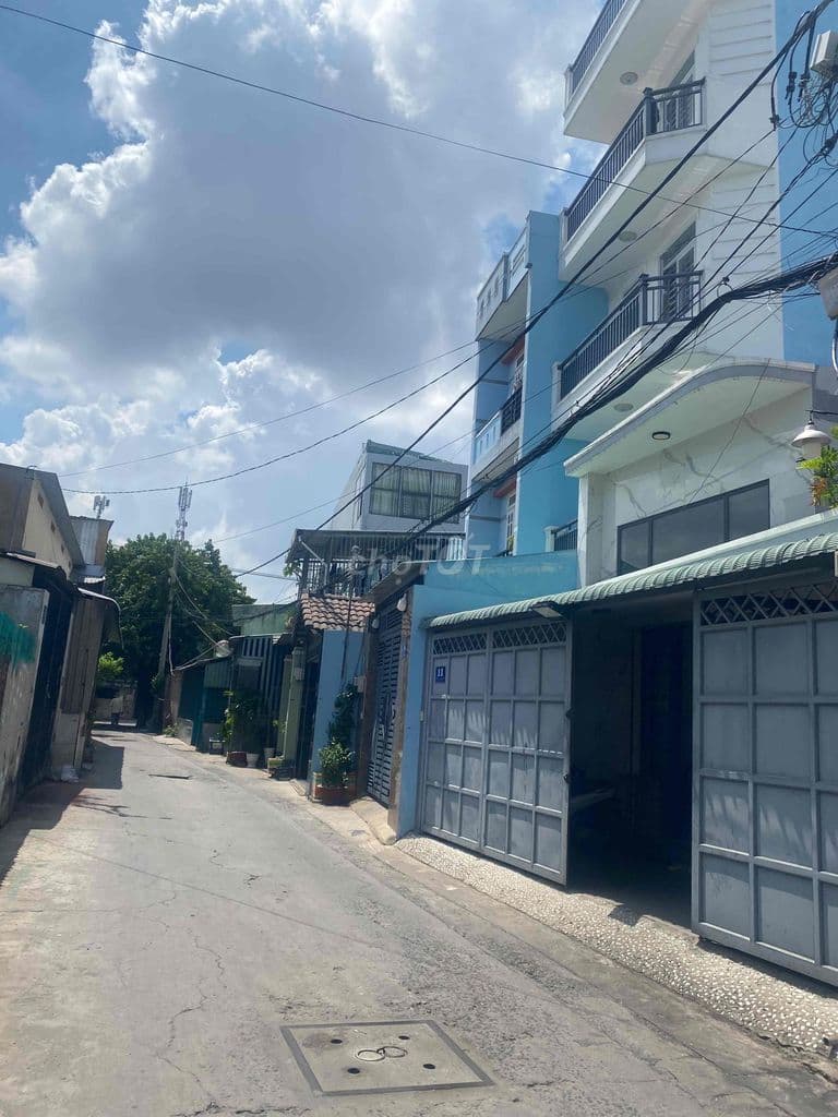 BÁN NHÀ 3 tầng. hẻm thông rộng 6m. tại SONG HÀNH. ĐÔNG HƯNG THUẬN. Q12
