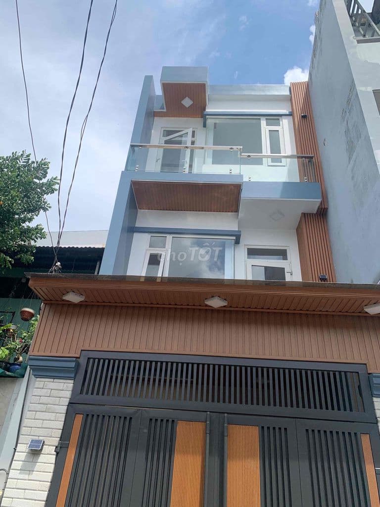 An cư lập nghiệp sở hữu ngay nhà mới 3 lầu hẻm xe hơi DT 4x16m ngay li