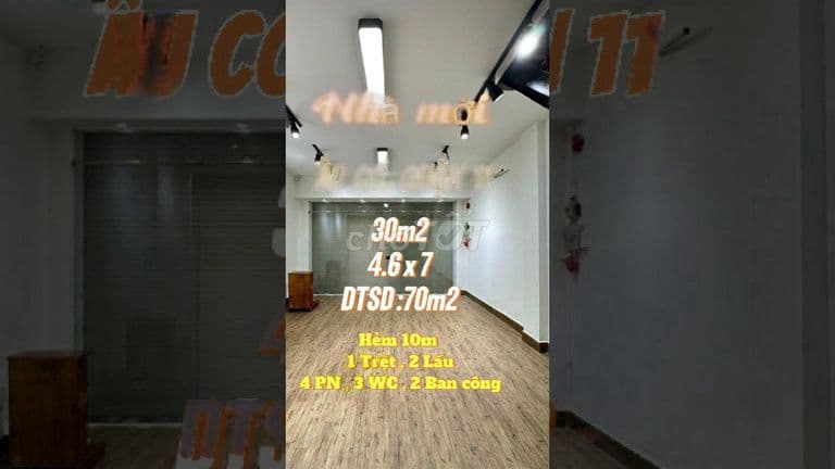 Nhà riêng 30.4m2 đường Âu Cơ, Phường Phú Thọ, TP.HCM