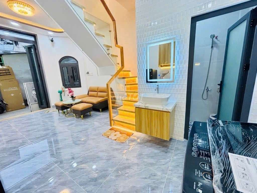 Nhà quận 6 gần vòng xoay Phú Lâm, ngay chợ Phú Lâm, hẻm trước nhà 3mét - Ảnh 2